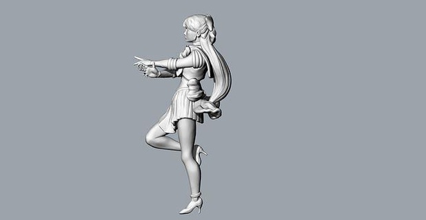 robot Hanım dans hayvan karakterler oyun yazdırılabilir heykel dekoratif cin büyücü örgü elektronik mühendislik Bilim yaratık hobi kendin yap mekanik parçalar 3d print model - Mito3D