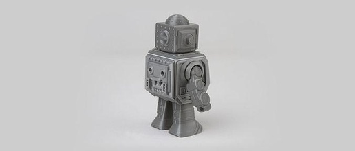 robot mini futuristic miniature conceptual character mechanical sci future mech games toys 3d print model - Mito3D