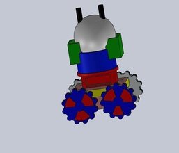 robot prêt à construire des pièces imprimées en 3d de la technologie conception le science l'espace imprimable diyproject l'éducation scienceproject hobbist art passe-temps bricolage hobby robotique 3d print model - Mito3D