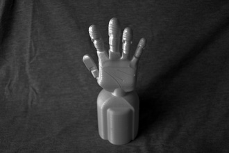Roboter Hand Behandlung Medizin Plastik Robotik 3d 3dprint Drucken Herstellung Zusatzstoff unterstützt Dekoration Design Innovation sci fi Fiktion Wissenschaft Platz Zukunft Ingenieurwesen 3d print model - Mito3D
