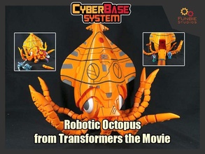 robotic octopus transformers movie 86 games toys 3d print model - Mito3D