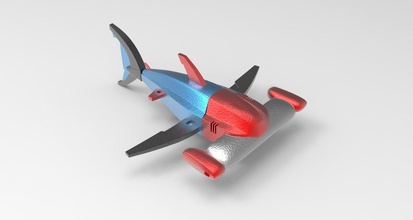 robotique vaisseau spatial Voyage 3d imprimable robot avion studio jouet modèle Jeux jouets 3d print model - Mito3D