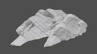 rock 36 rocks stone cliff mount sand desert forest mountain moss mosy snow games toys game accessories 3d print model - Mito3D