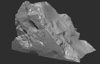 rock-3d-Scannen Kunst rock Stein das scanning scan scanner Natur Wissenschaft durchsucht Replikate drucken 3dprinting 3d print model - Mito3D