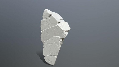 felsen drucken stück of stein sculp statue druckbar prototyp entwickeln tagebuch silber spiele spielzeuge spiel zubehör 3d print model - Mito3D