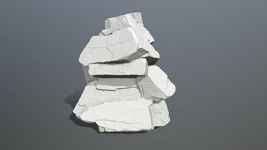 felsen drucken stapel of stein sculp statue druckbar prototyp entwickeln tagebuch silber diamant ring sterling spiele spielzeuge spiel zubehör 3d print model - Mito3D