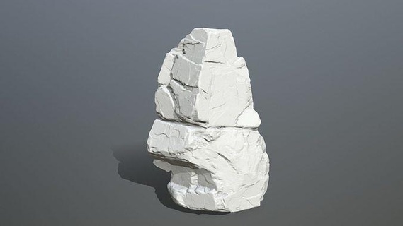 Rocha impressão pedras pedra esculpir estátua imprimível copiadora toner cânone prototipagem Diário casa ar livre 3d print model - Mito3D