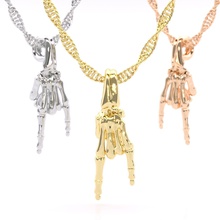 rock roll pendant rocknroll rockandroll printable jewelry gold silver luxury platinum chain sterling pendants 3d print model - Mito3D