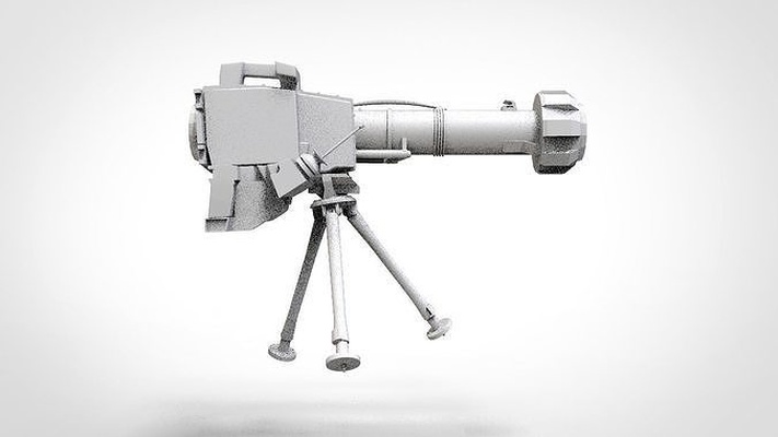 roket başlatıcı askeri gadget tabanca hobi kendin yap otomotiv 3d print model - Mito3D