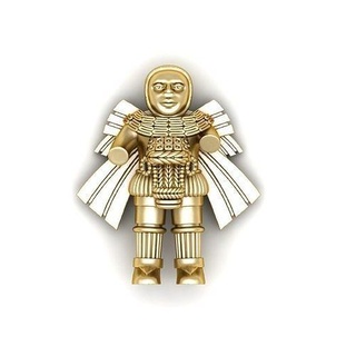 rocketman ancient warrior ancestral pendent jewelry gold silver pendant jewellery jewel printable man sliver 3d print model - Mito3D