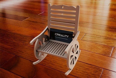 balancement chaise Entreprise carte éloigné mobile titulaire soutien bascule téléphone maison accessoires 3d print model - Mito3D