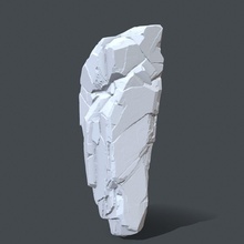 pedras 1 rocha impressão pedra penhasco monte montanha imprimível ambiente jogos brinquedos acessórios 3d print model - Mito3D