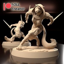 coquin khajiit fantaisie chat dnd dndmini créature personnage table Jeu art sculptures 3d print model - Mito3D