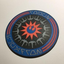 rogue squadron unit patch coaster xwing roguesquadron starwars star wars wedge corran tycho fighter barware drinkware bar drink home homeware house accessories 3d print model - Mito3D