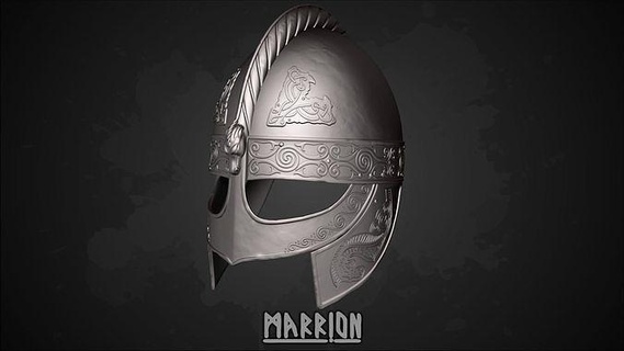 rohan eowyn helmet lotr 3d print ready 3dprint blender larp games fantasy toys accessories cosplay game 3d print model - Mito3D