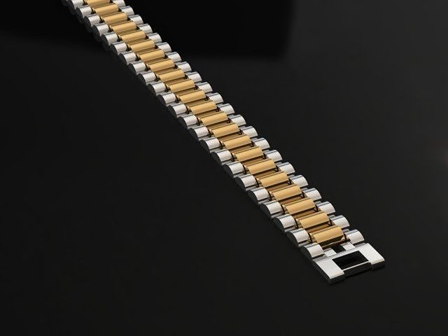 rolex pulseira prata golfe luxo moda diamante anel matriz Projeto joalheria pulseiras ouro argolas jóia platina Casamento 3D print model - Mito3D