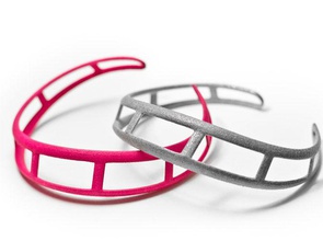 rouleau coaster bracelet bijoux manchette mode 3d print model - Mito3D
