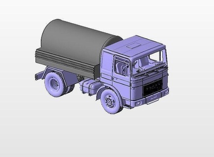 romano camión coche vehiculo vehículo logística transporte industrial pasatiempo bricolaje diy automotor 3d print model - Mito3D