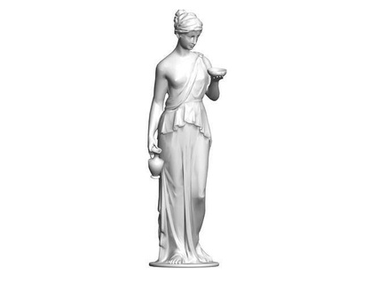 roumain femme 3d modèle statue art sculpture figure personnage sculptures Rome grec mythologie ageofmytlogy miniatures 3d print model - Mito3D