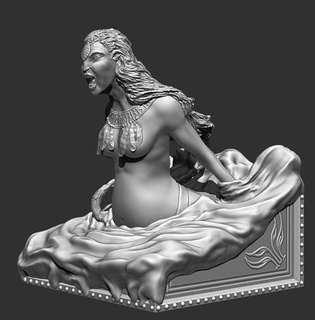 ronal água avatar avatar2 navi mãe Pandora James cameron arte esculturas 3d print model - Mito3D