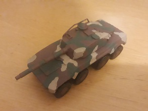 rooikat armoured car hobby-diy wargames 47k 6mm scale tank modelling gift hobby diy other 3d print model - Mito3D