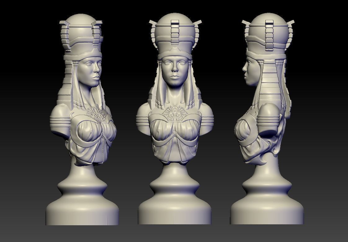 rook of egypt - one figure chess chessboard board games toys 3D print model - Mito3D