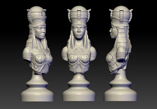 rook of egypt - one figure chess chessboard board games toys 3d print model - Mito3D