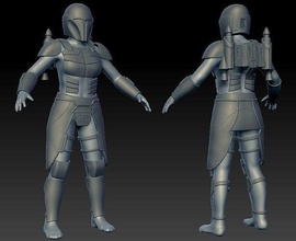 rook kast armor upgrade one12 scale figure commando clone trooper infantry combat military person op starwars theoldrepublic republic force delta blaster saber jedi order66 vader games toys 3d print model - Mito3D