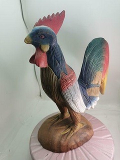 gallo animales pájaro pollo aves casa decoración 3d print model - Mito3D