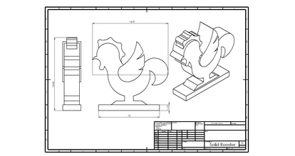 gallo de juguete juegos-juguetes los juguetes animal a animales juego juegos 3d print model - Mito3D