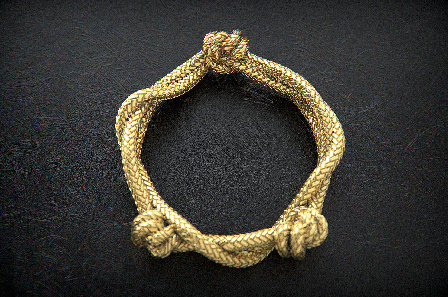aro de cuerda la joyería anillo boda compromiso mar nudo boho etsy moda femenino oro mens sterling estilo médula lariat soga lasso los anillos 3D print model - Mito3D