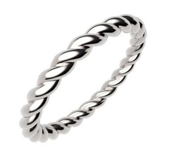 rope ring jewelry rings ropering plain jewellery design 3ddesign3d 3dp 3dprinting printing 3d print model - Mito3D