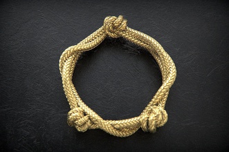 anneau de corde bijoux l'anneau mariage l'engagement la mer nœud bobo etsy mode femelle or mens livre sterling style le cordon lariat au cou lasso les anneaux 3d print model - Mito3D