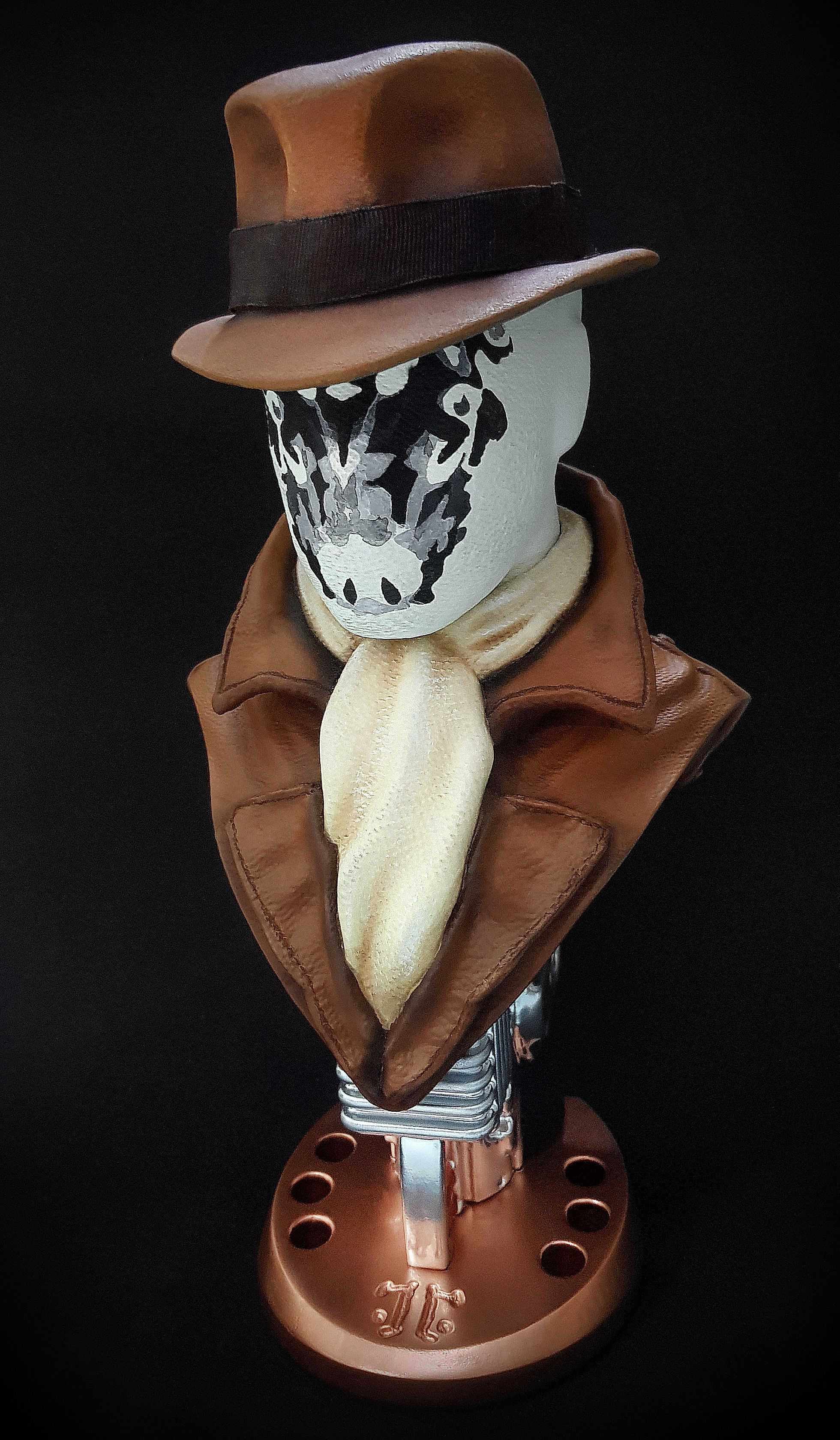 rorschach gardiens 3d impression modèle buste sculpture art sculptures 3D print model - Mito3D