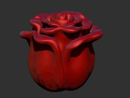 rose flower printable plant wedding ring jewellery jewelry fashion cnc carving stl ornate ornament decor decoration art sculptures 3d print model - Mito3D
