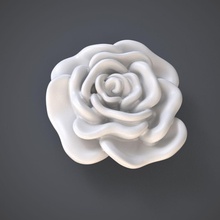rose bloom print printable blossom flower plant art petals blooming deco decoration 3d print model - Mito3D
