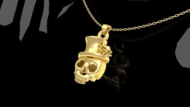 rose hat skull pendant jewelry gold jewelry art bone chain gold silver printable body rose hat skull pendant pendants