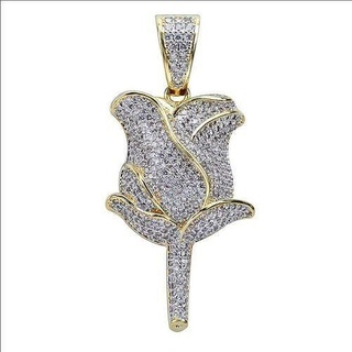 rose hip hop pandadnt hiphop jewelry pendant pendants necklace printable silver engagement diamond gold wedding platinum rings sterling 3d print model - Mito3D