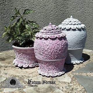 rose jar flowerpot print place vase flower pot house decor plant general 3d print model - Mito3D