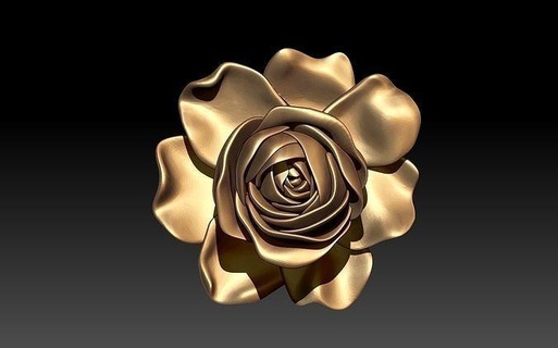 rose model cnc jewelry gold diamond printable jewellery wedding rings ring jewel engagement art flower carving decoration decor architectural carved relief 3d print model - Mito3D