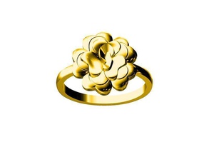 rose ring Schmuck ornament gold Blume Mode sterling bedruckbar ist Silber engagement Hochzeit Natur Platin die traditionellen genial Ringe 3d print model - Mito3D