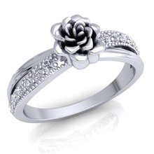 rose ring 83 Juwel Hochzeit engagement Schmuck bedruckbar ist diamond Silber gold gold-ring Mode-ring sterling Diamant-ring weiß genial solitaire Mode-Schönheit Halskette Ringe 3d print model - Mito3D