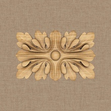 roseta r-002 casa la talla decoración cnc de madera muebles en arquitectura clásico cocina puertas 3d print model - Mito3D