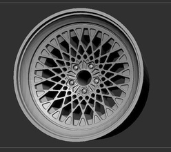 rotiforme lhr ruedas calientes fundido presión llantas pasatiempo bricolaje diy automotor miniatura coche vehiculo rueda 3d print model - Mito3D