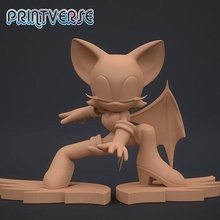rouge pipistrello figurina cartone animato carattere gioco fantasia giocattolo carina lego stampa divertente giochi giocattoli 3d print model - Mito3D