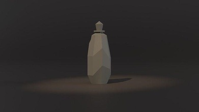 Coupe grossière bouteille solide miniature potion poison Jeu collectionner accessoires parfum peindre clair loisir résine 3dprintable cristal délicat minuscule évolutif récipient Jeux jouets 3d print model - Mito3D