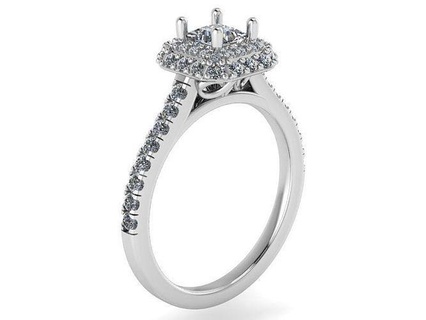 redondo diamante anillo 2047 3d impresión modelo oro pavimentar joyería joya plata fabricación Moda diseño cuerda anillos compromiso imprimible libra esterlina 3d print model - Mito3D