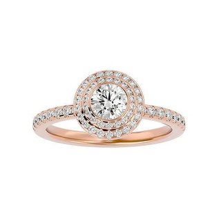 giro alone solitario nozze Fidanzamento squillare 360 Visualizza gioielleria gruppo musicale womenring oro diamante anelli donne stampabile 3d print model - Mito3D