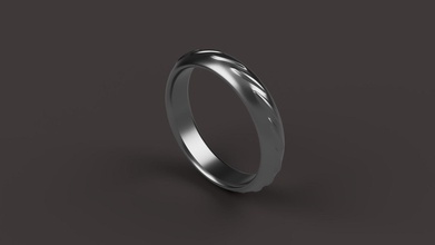 percorso ad anello gioielli moda auto moto strada divertente di viaggio stile l'acciaio i sentimenti anelli 3d print model - Mito3D