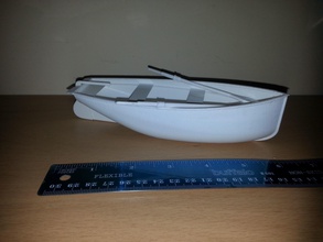 barca a remi hobby-fai da te la decorazione hobby rc acqua il veicolo scala modello fai altri 3d print model - Mito3D